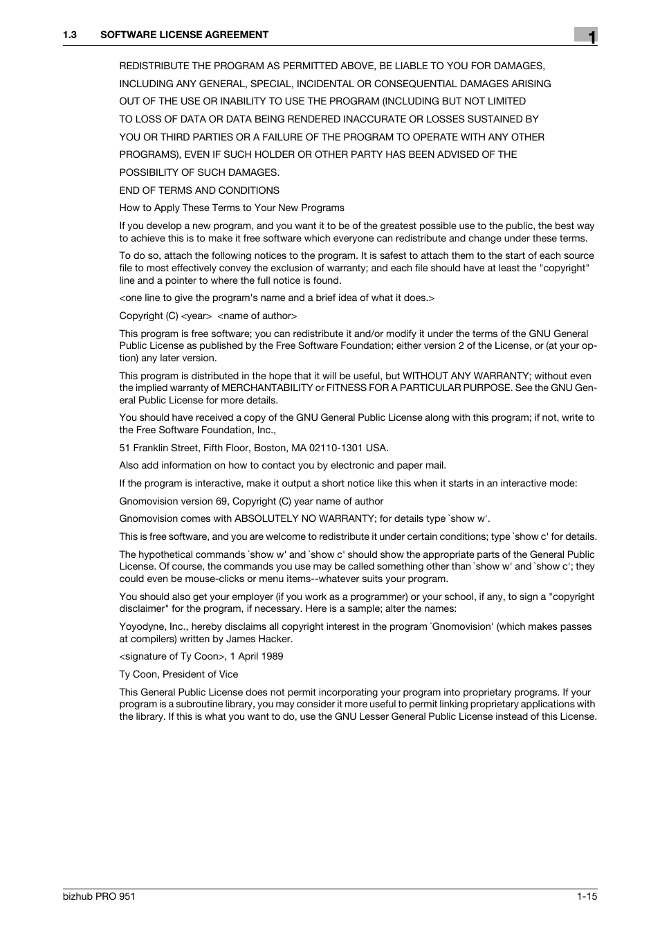 Konica Minolta bizhub PRO 951 User Manual | Page 16 / 90