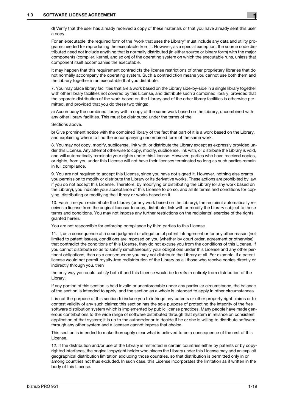 Konica Minolta bizhub PRO 951 User Manual | Page 20 / 90