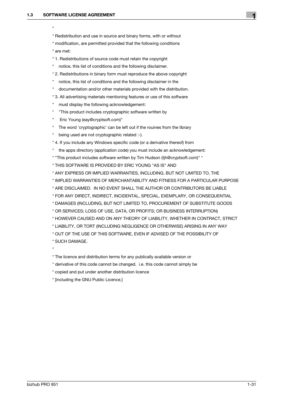 Konica Minolta bizhub PRO 951 User Manual | Page 32 / 90