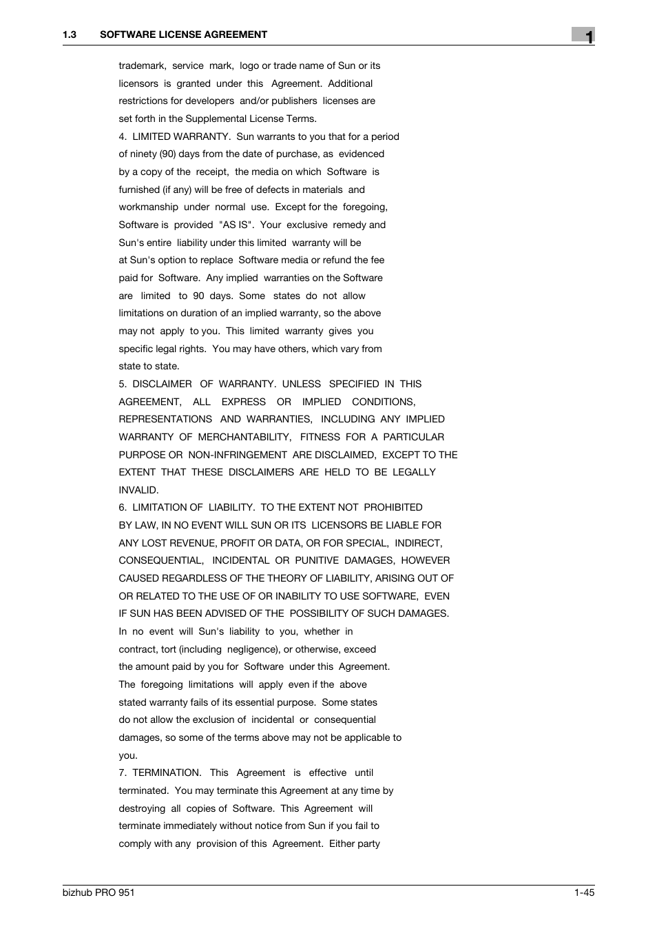 Konica Minolta bizhub PRO 951 User Manual | Page 46 / 90