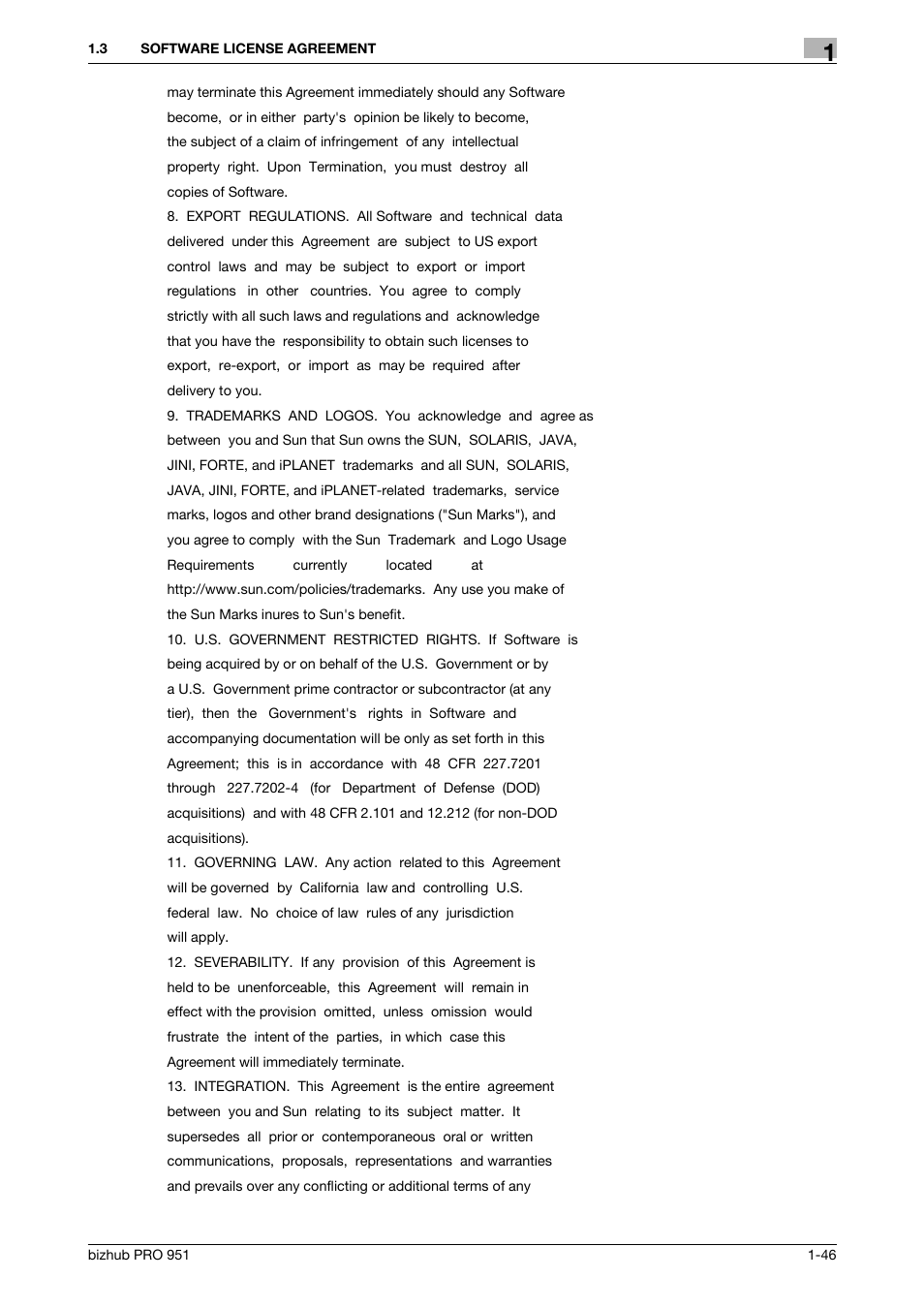 Konica Minolta bizhub PRO 951 User Manual | Page 47 / 90