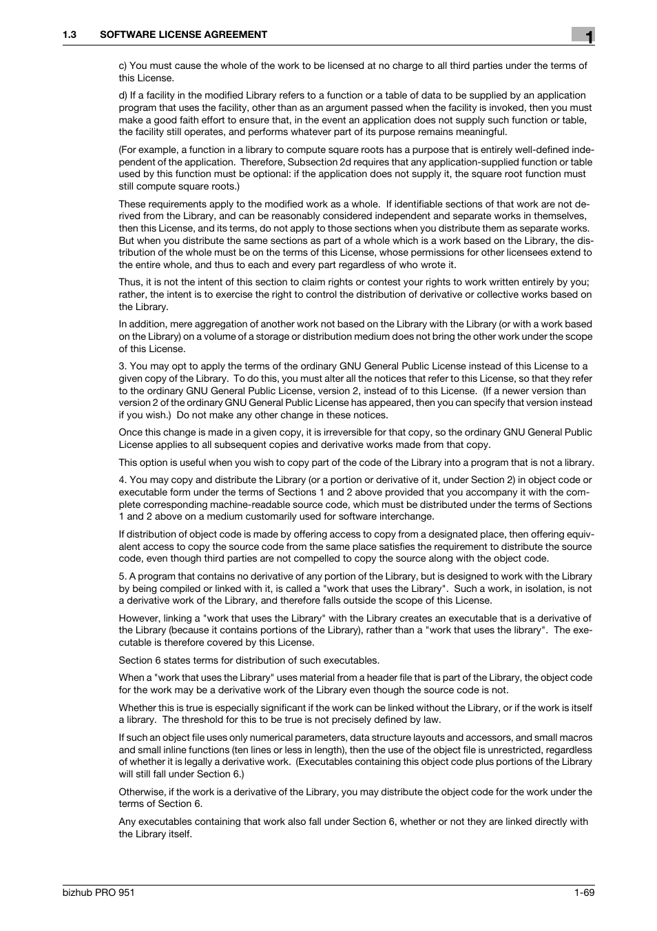 Konica Minolta bizhub PRO 951 User Manual | Page 70 / 90