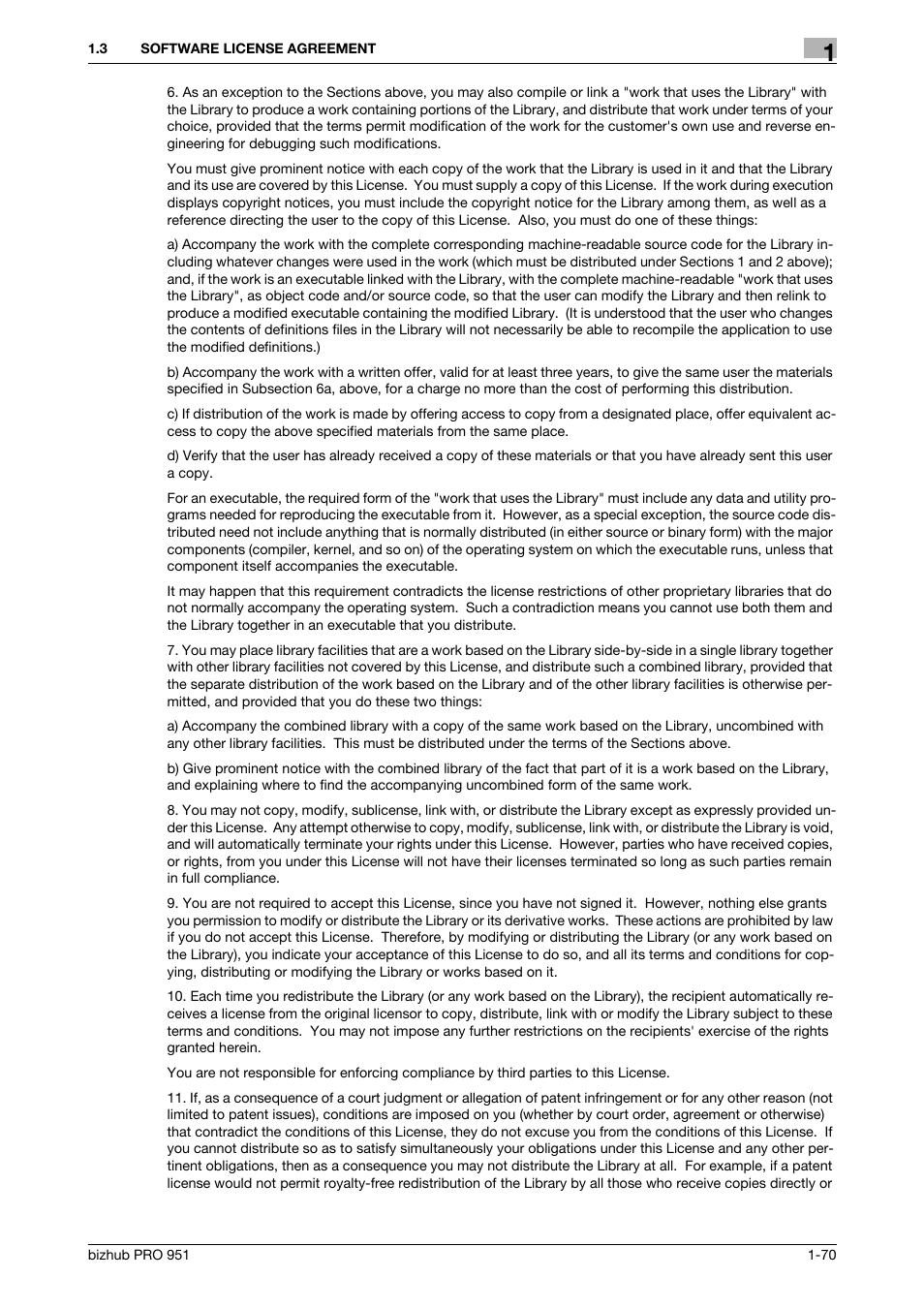 Konica Minolta bizhub PRO 951 User Manual | Page 71 / 90