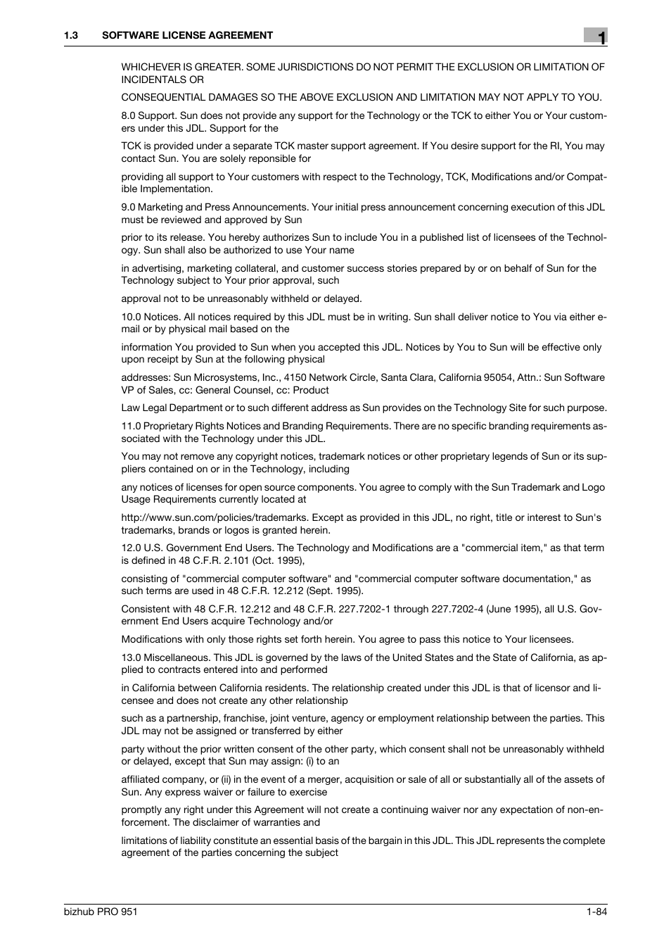 Konica Minolta bizhub PRO 951 User Manual | Page 85 / 90