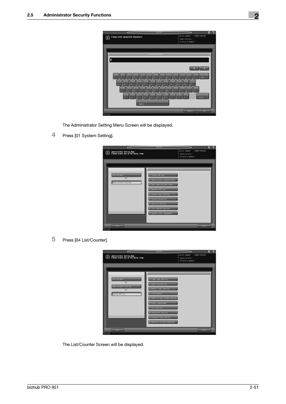 Konica Minolta bizhub PRO 951 User Manual | Page 61 / 76