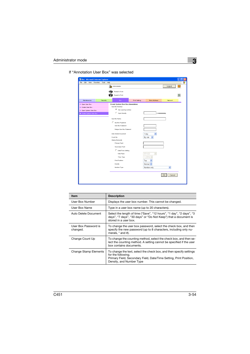 Konica Minolta bizhub C451 User Manual | Page 163 / 246