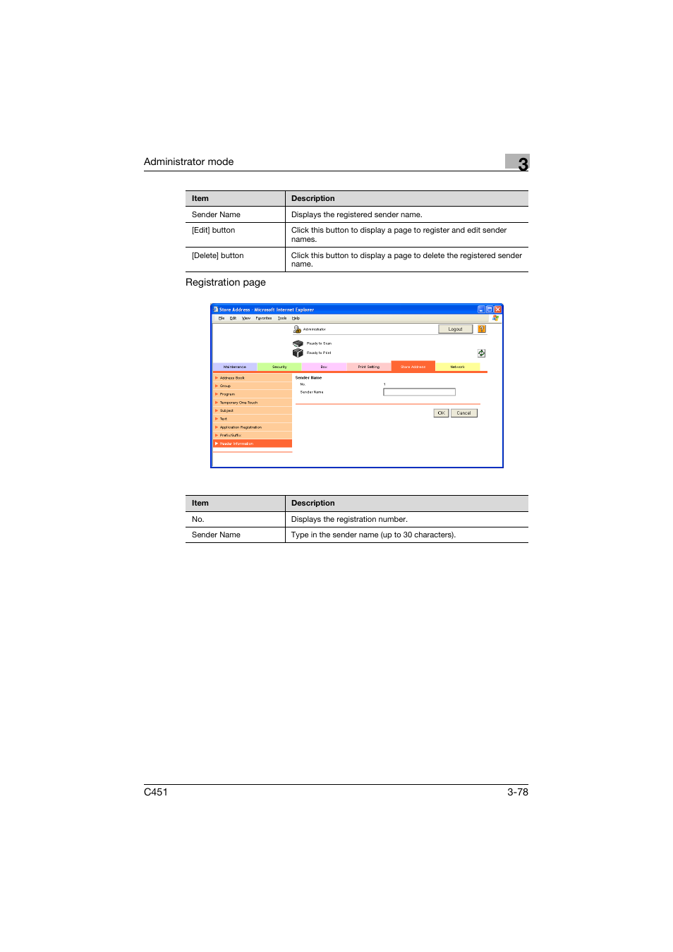 Konica Minolta bizhub C451 User Manual | Page 187 / 246