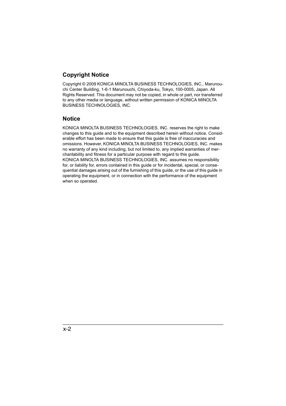 Konica Minolta bizhub C35 User Manual | Page 3 / 394