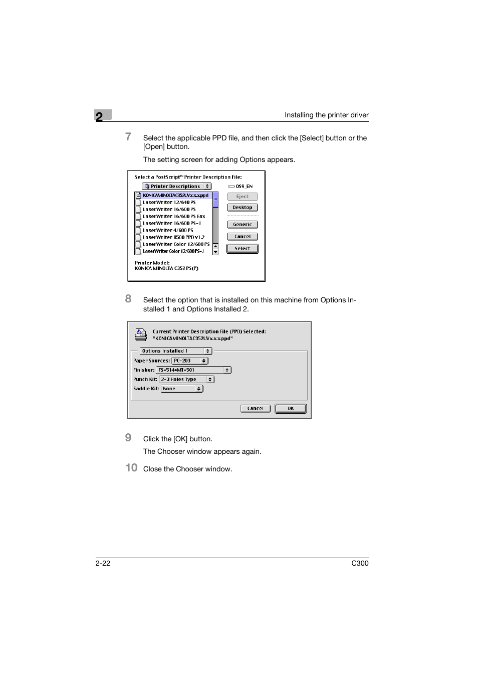 Konica Minolta bizhub C300 User Manual | Page 45 / 96