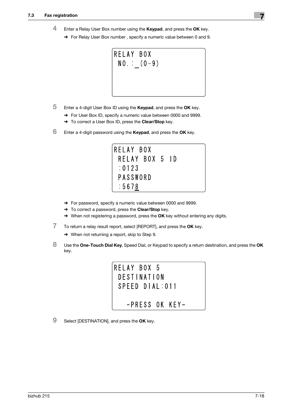 Konica Minolta Bizhub 215 User Manual | Page 117 / 166