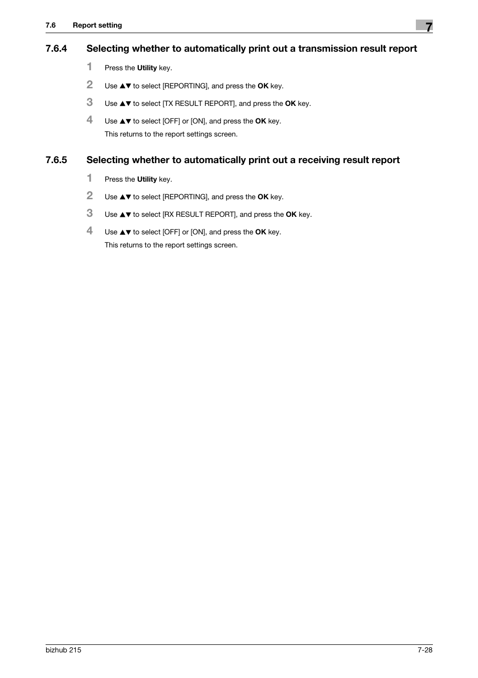 Konica Minolta Bizhub 215 User Manual | Page 127 / 166