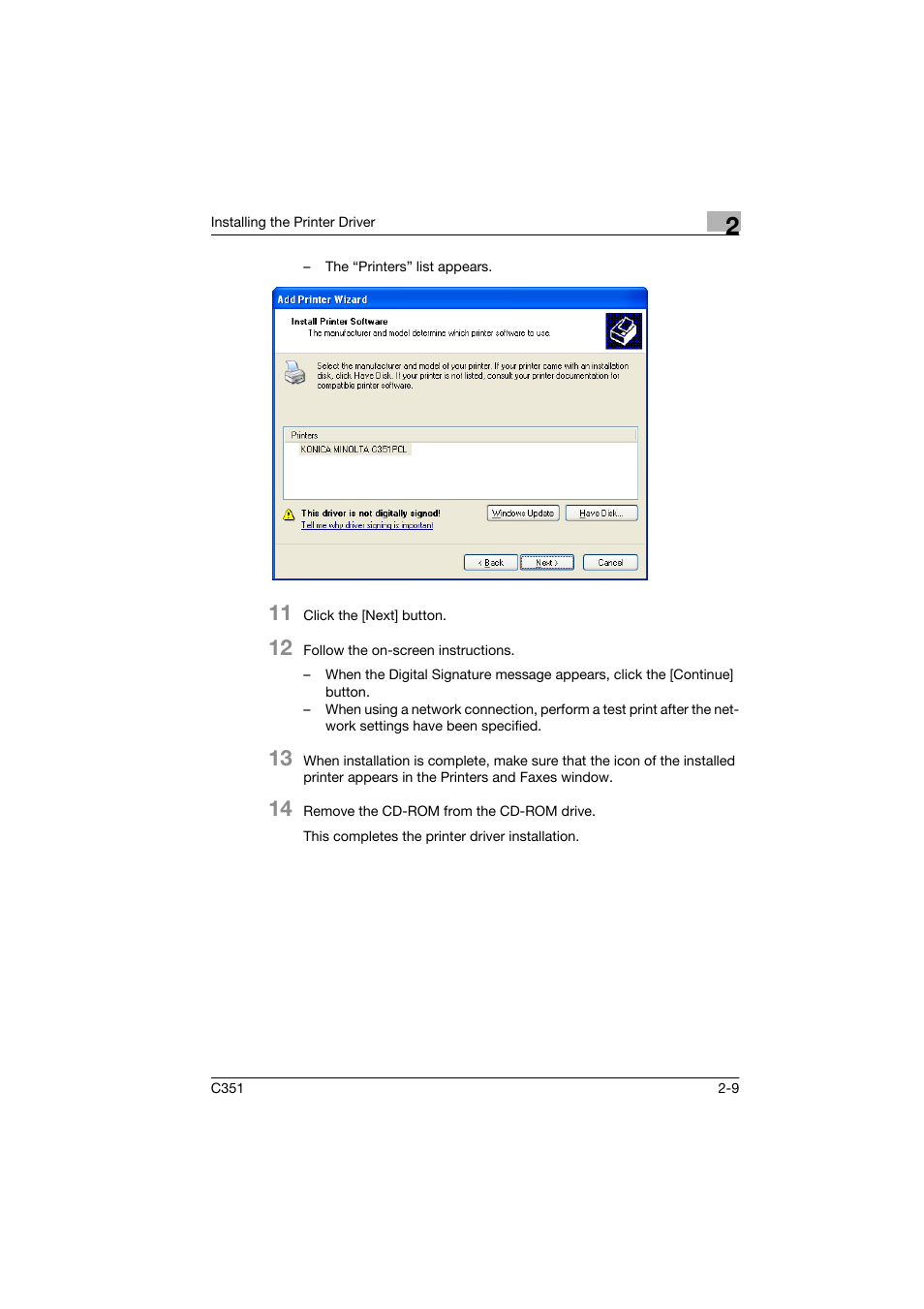 Konica Minolta BIZHUB C351 User Manual | Page 34 / 90