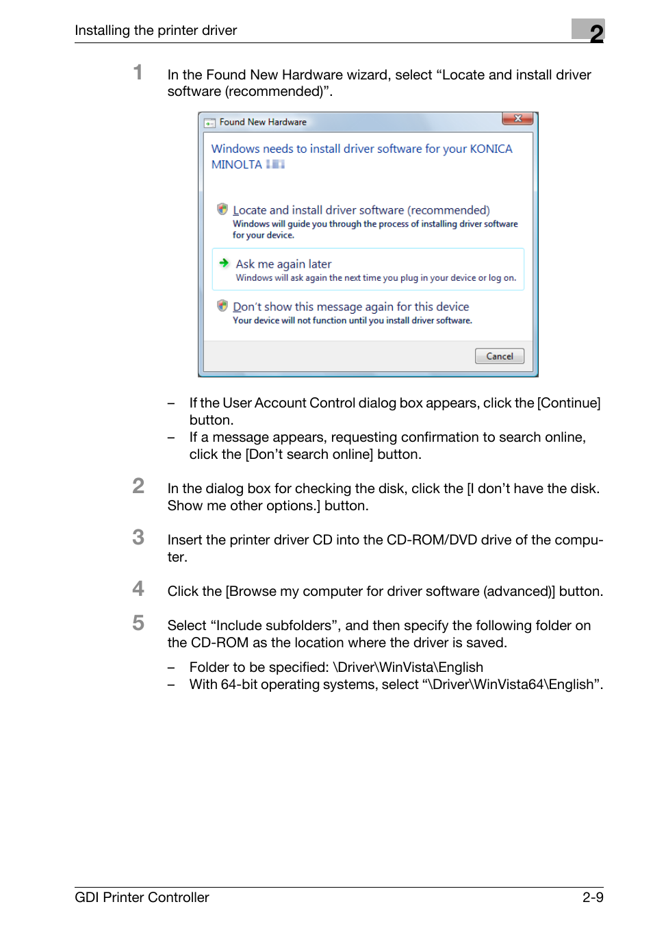 Konica Minolta bizhub 181 User Manual | Page 22 / 92