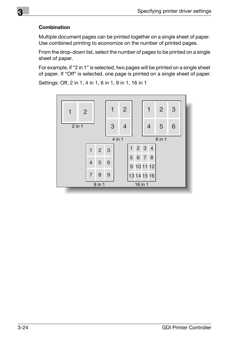 Combination, Combination -24 | Konica Minolta bizhub 181 User Manual | Page 67 / 92