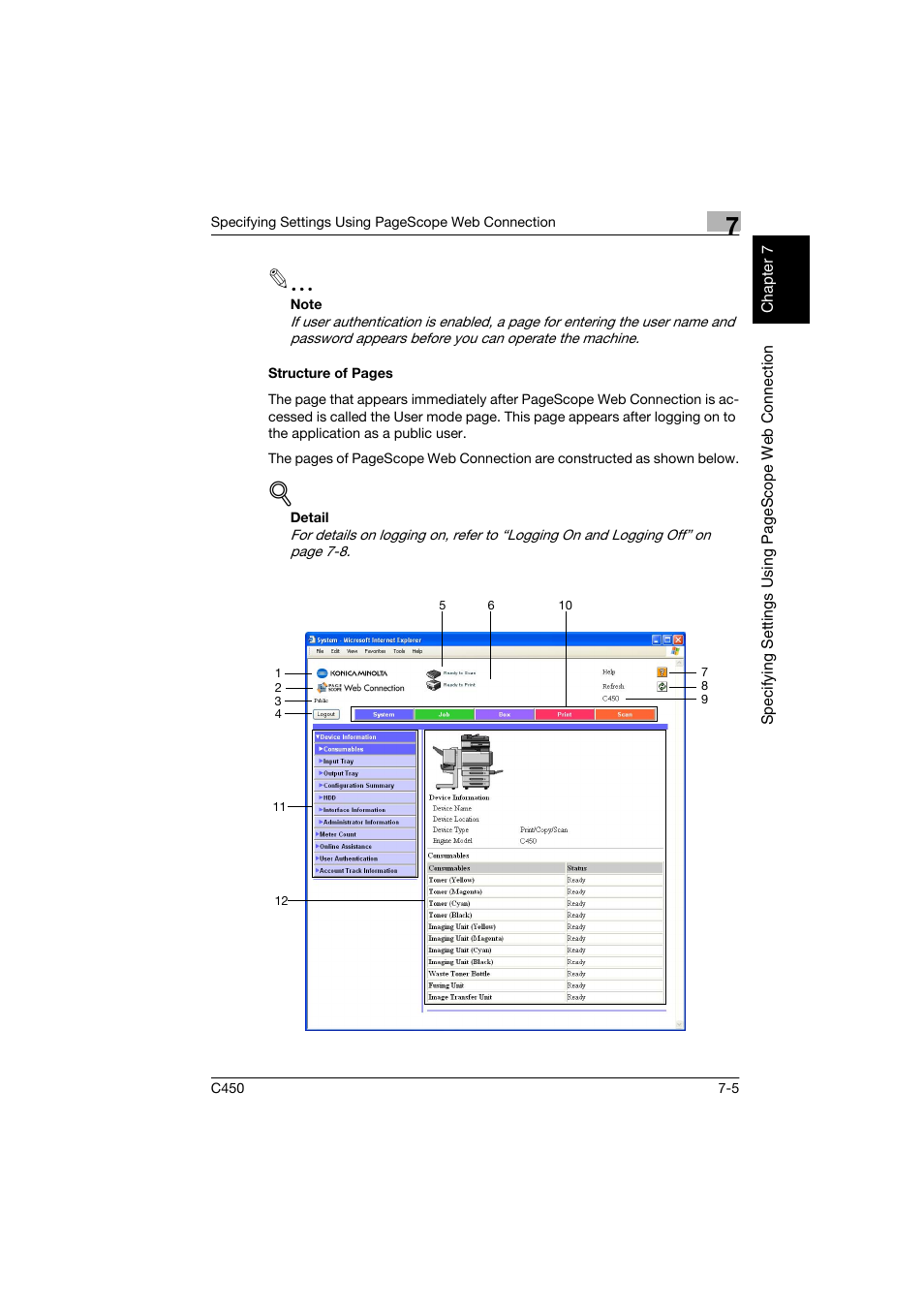 Konica Minolta BIZHUB C450 User Manual | Page 158 / 194