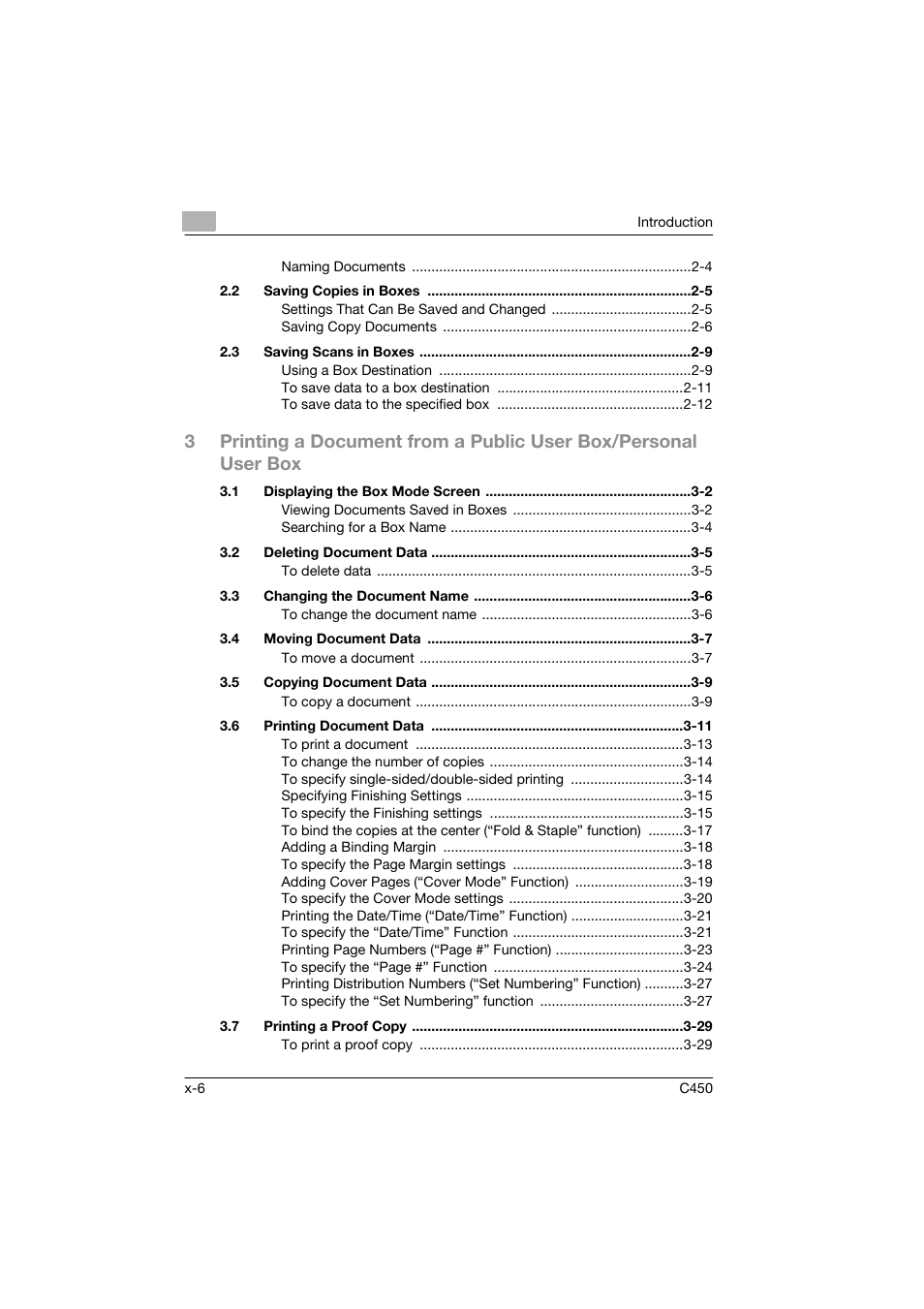 Konica Minolta BIZHUB C450 User Manual | Page 7 / 194