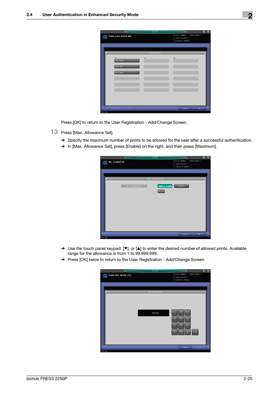 Konica Minolta bizhub PRESS 2250P User Manual | Page 32 / 57