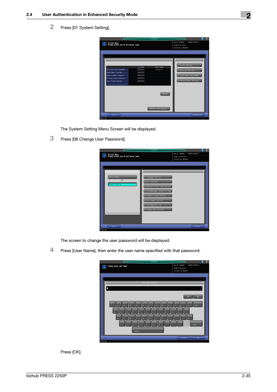 Konica Minolta bizhub PRESS 2250P User Manual | Page 42 / 57