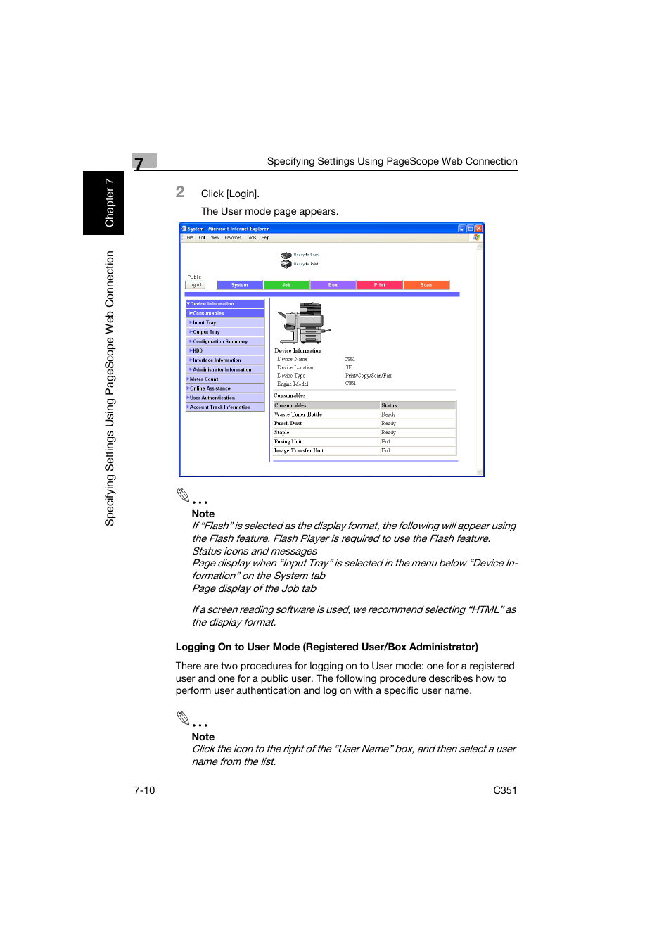 Konica Minolta BIZHUB C351 User Manual | Page 163 / 194