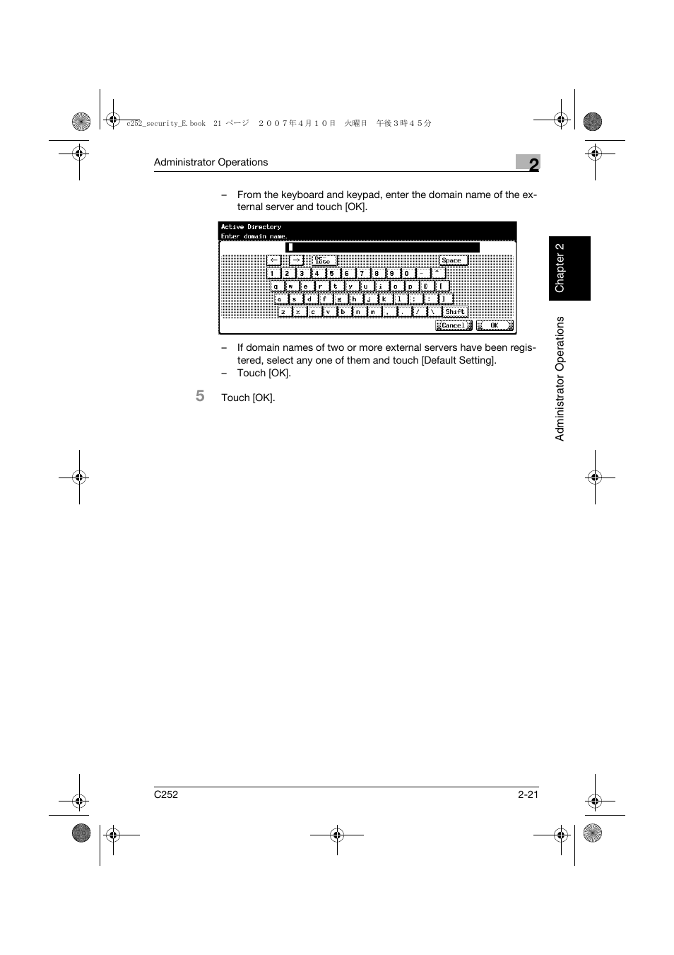 Konica Minolta BIZHUB C252 User Manual | Page 40 / 188