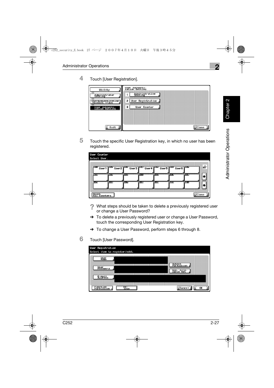Konica Minolta BIZHUB C252 User Manual | Page 46 / 188