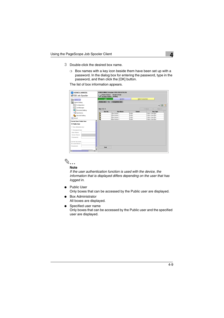 Konica Minolta PageScope Job Spooler User Manual | Page 22 / 36