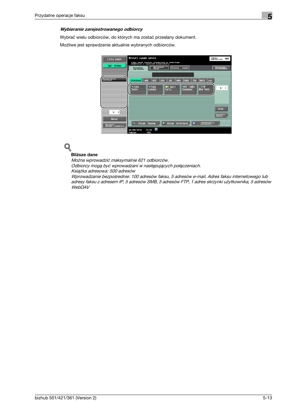 Konica Minolta bizhub 501 User Manual | Page 181 / 288