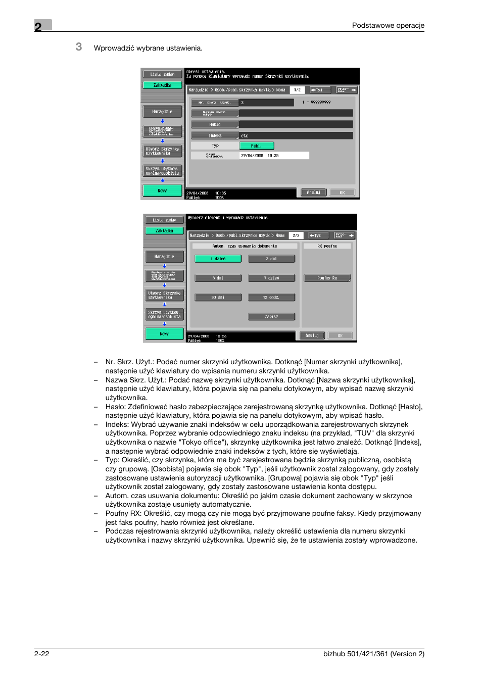 Konica Minolta bizhub 501 User Manual | Page 90 / 288