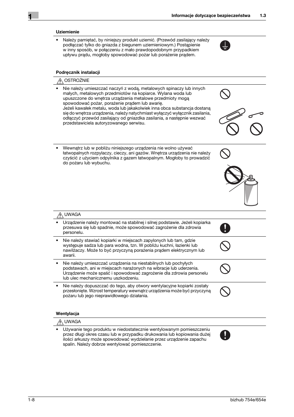 Konica Minolta bizhub 754e User Manual | Page 12 / 170