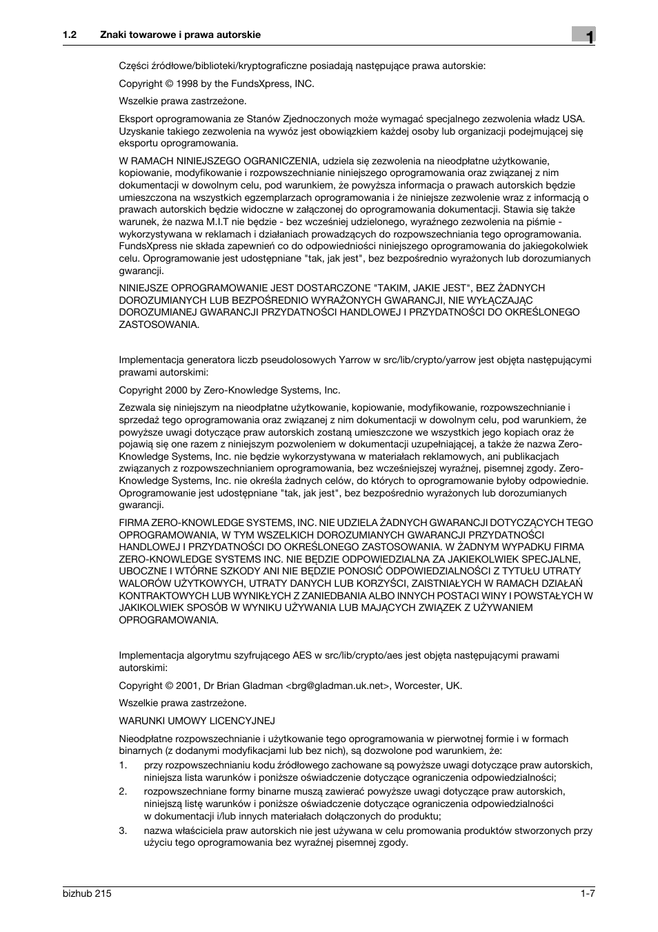 Konica Minolta Bizhub 215 User Manual | Page 13 / 128