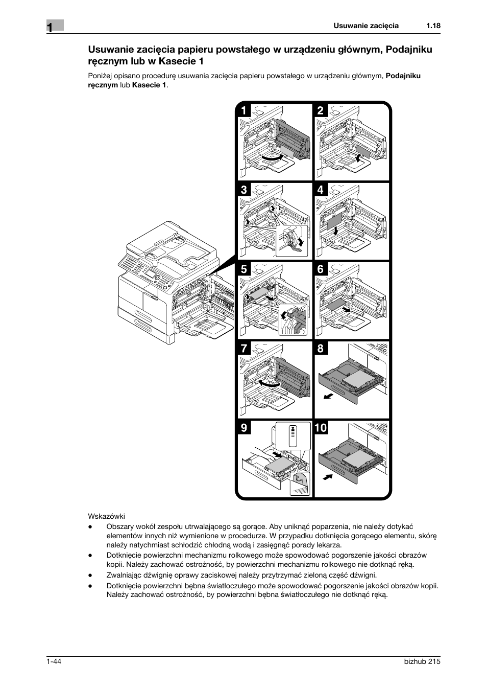 Konica Minolta Bizhub 215 User Manual | Page 50 / 128