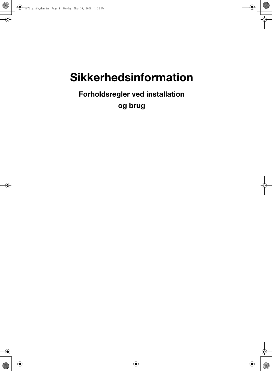 Safetyinfo_dan.pdf, Sikkerhedsinformation | Konica Minolta bizhub PRO 1600P User Manual | Page 67 / 148
