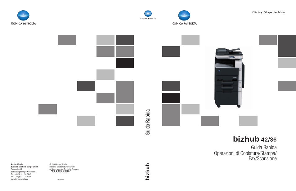 Konica Minolta bizhub 36 User Manual | 186 pages