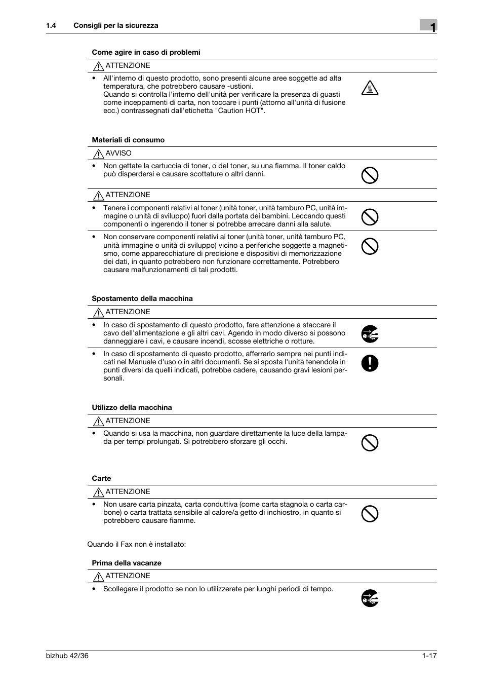 Konica Minolta bizhub 36 User Manual | Page 23 / 186