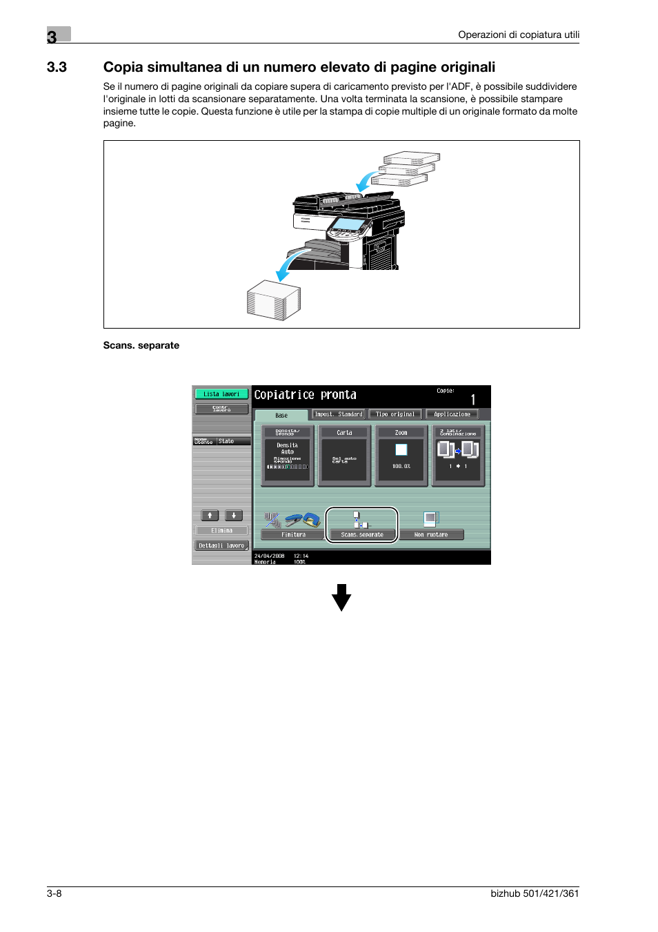 Scans. separate | Konica Minolta bizhub 421 User Manual | Page 116 / 264