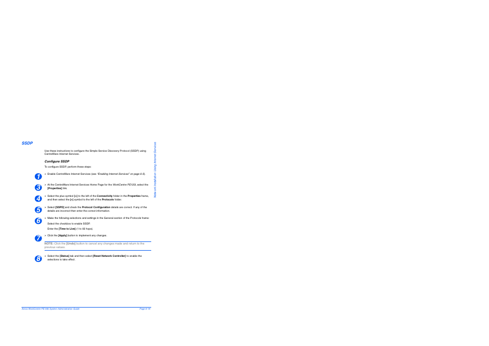 Ssdp, Configure ssdp, Ssdp -19 | Xerox WorkCentre PE120-120i-4396 User Manual | Page 85 / 131