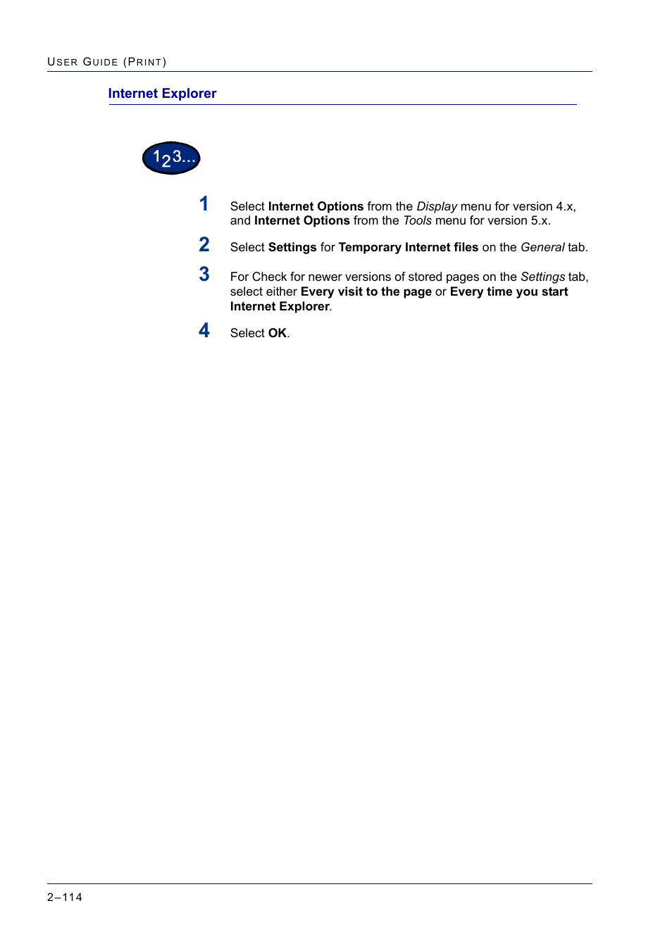 Internet explorer, Internet explorer 2-114, Internet explorer 114 | Xerox WorkCentre M24-2780 User Manual | Page 278 / 441