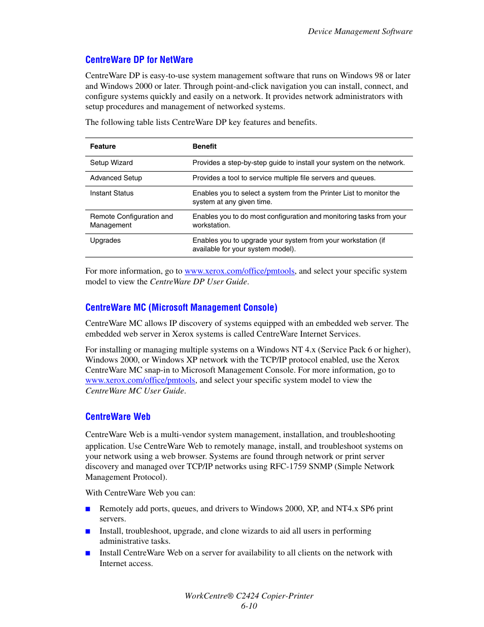 Xerox WorkCentre C2424-5984 User Manual | Page 10 / 43