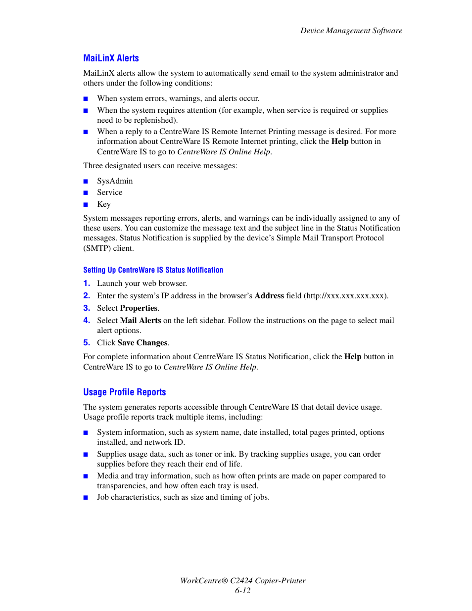 Xerox WorkCentre C2424-5984 User Manual | Page 12 / 43