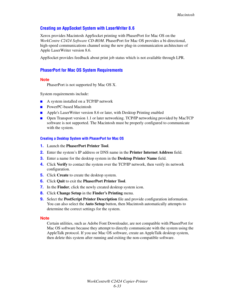 Xerox WorkCentre C2424-5984 User Manual | Page 33 / 43