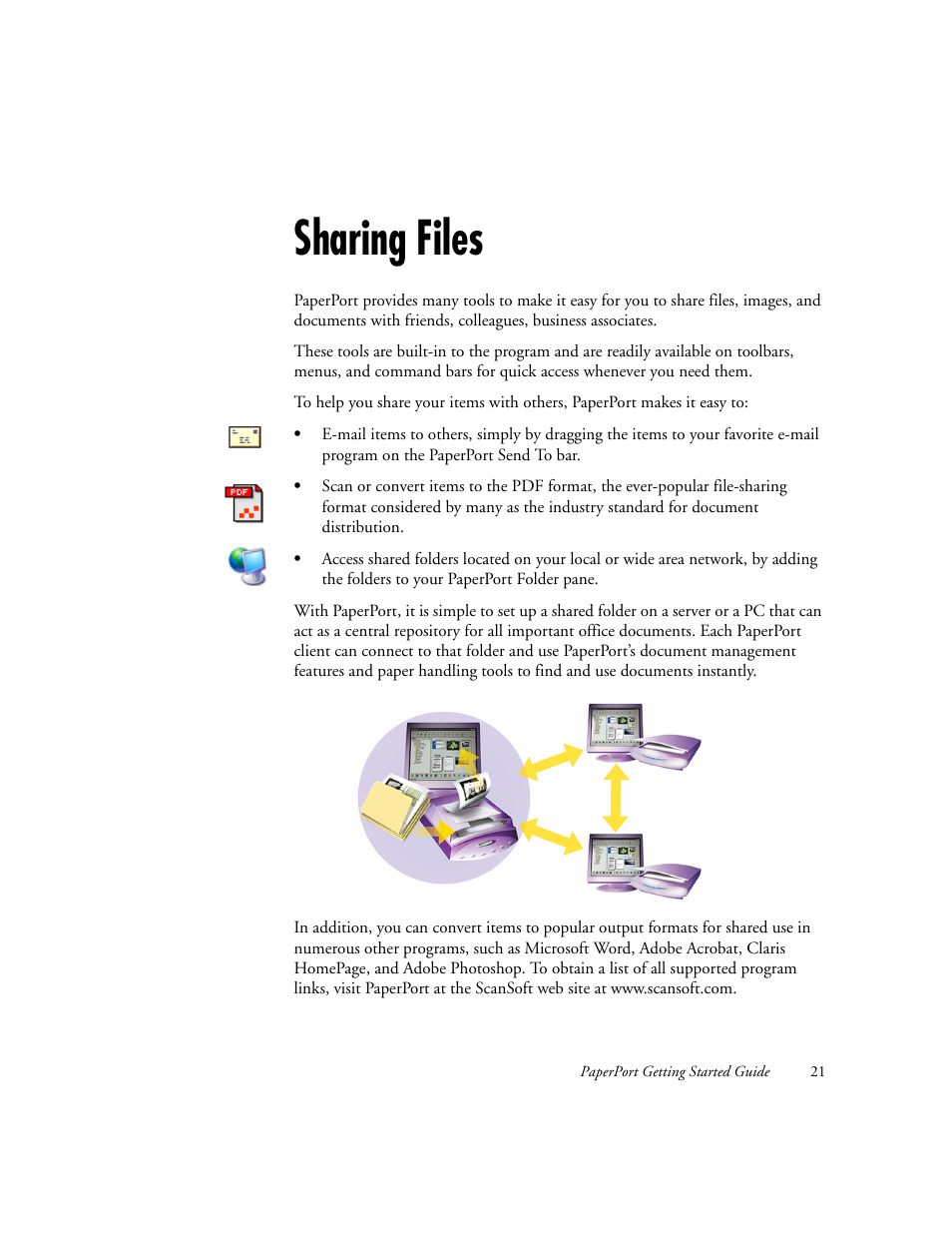 Sharing files | Xerox WorkCentre M118-M118i-6221 User Manual | Page 21 / 25
