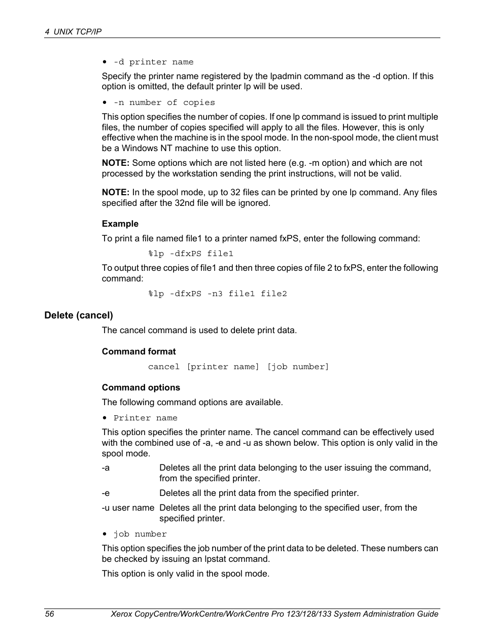 Xerox WorkCentre M123-M128-6336 User Manual | Page 56 / 166