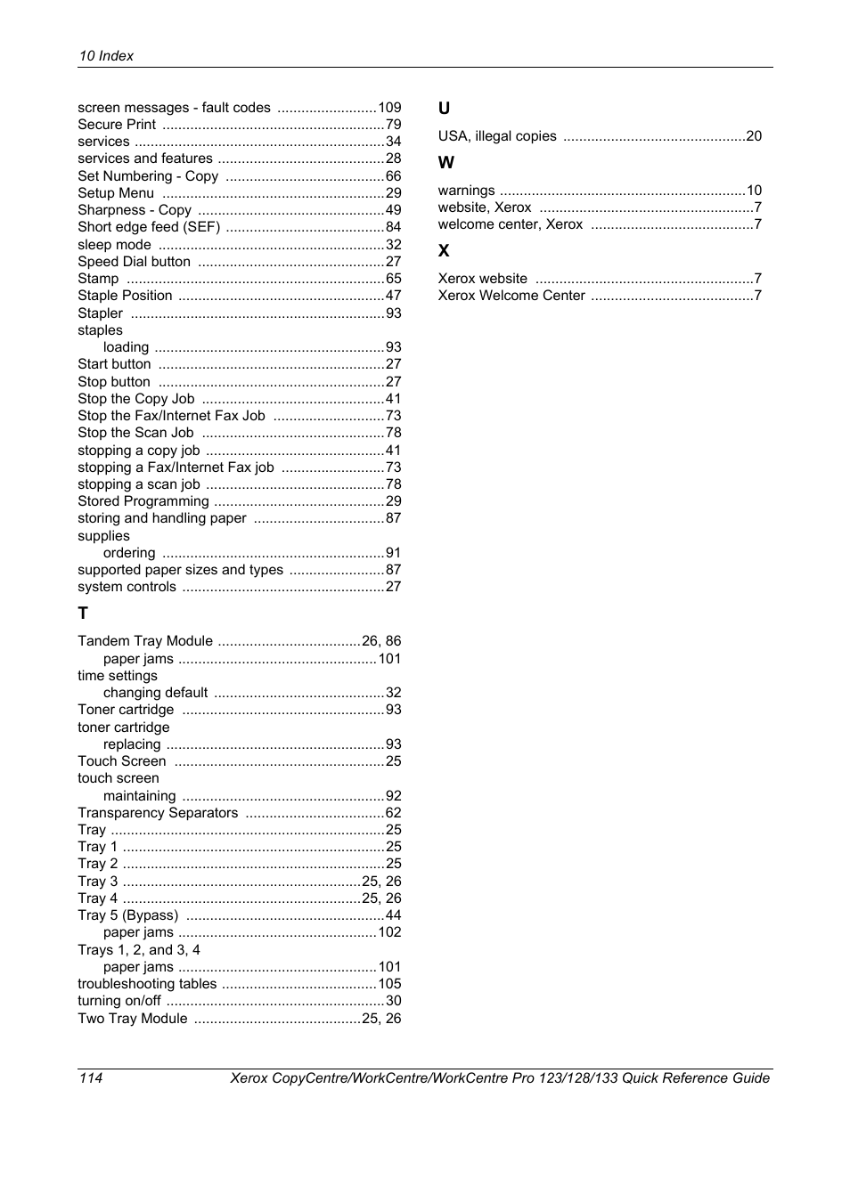 Xerox WorkCentre M123-M128-3048 User Manual | Page 115 / 115