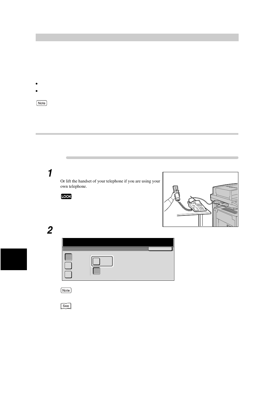 1 making a telephone call” (p. 78), Making a telephone call, Off-hook dialing | Xerox WorkCentre M24-3946 User Manual | Page 102 / 332
