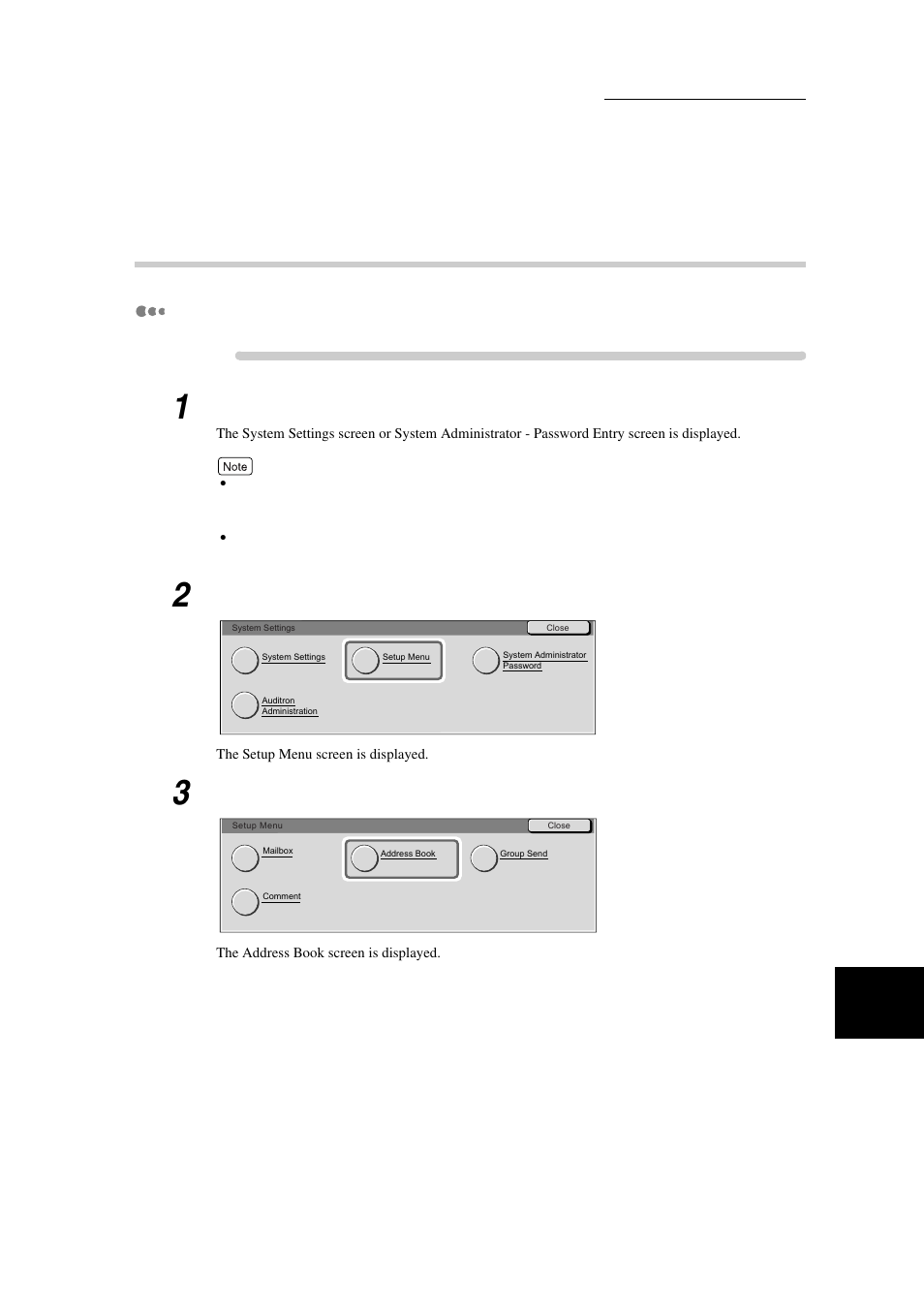 Entry method | Xerox WorkCentre M24-3946 User Manual | Page 177 / 332