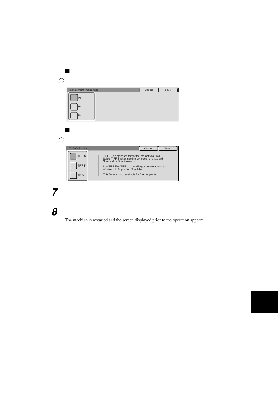 Maximum image size, Ifax profile | Xerox WorkCentre M24-3946 User Manual | Page 189 / 332
