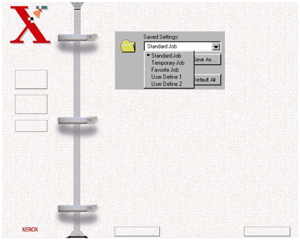 Saved settings | Xerox WorkCentre 470cx-9904 User Manual | Page 192 / 328