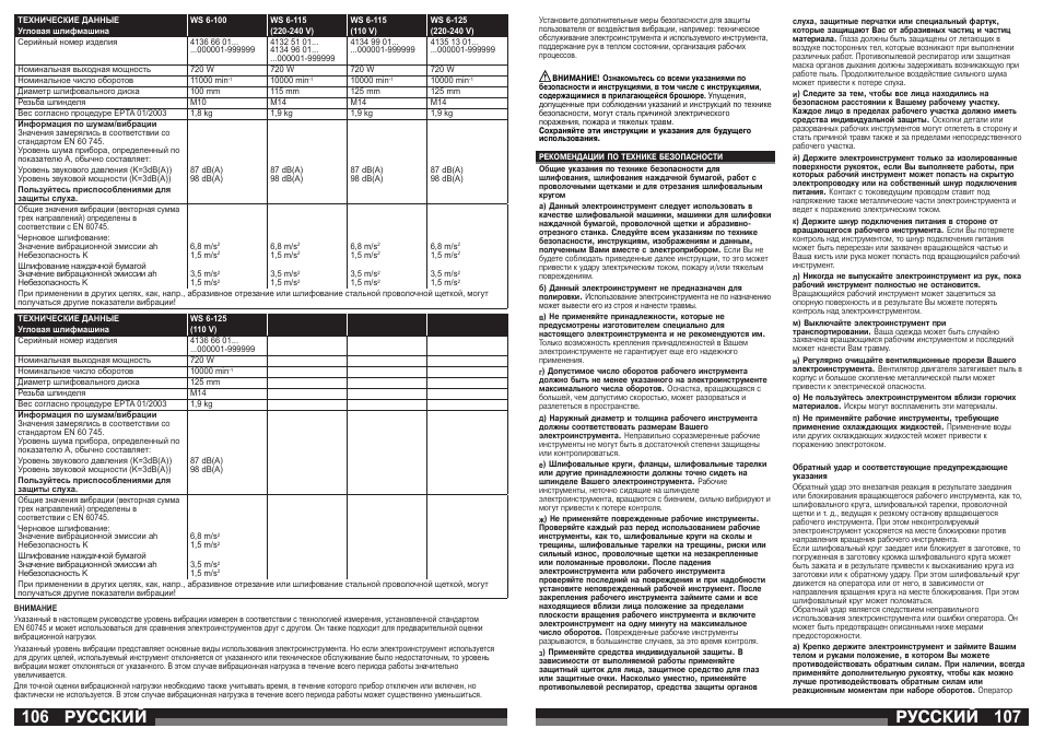 AEG WS 21-230 E User Manual | Page 54 / 67