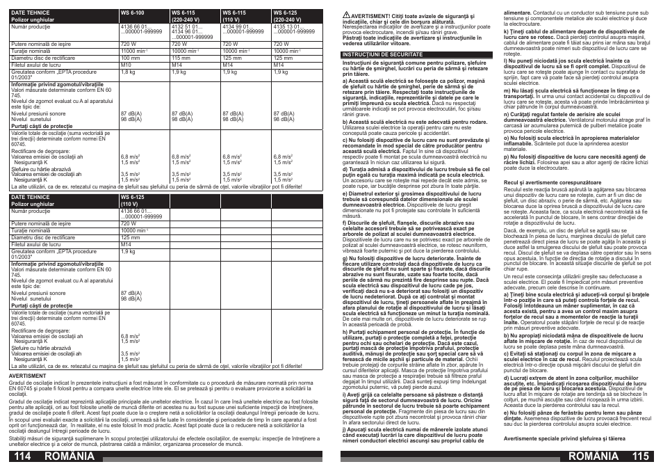 AEG WS 21-230 E User Manual | Page 58 / 67