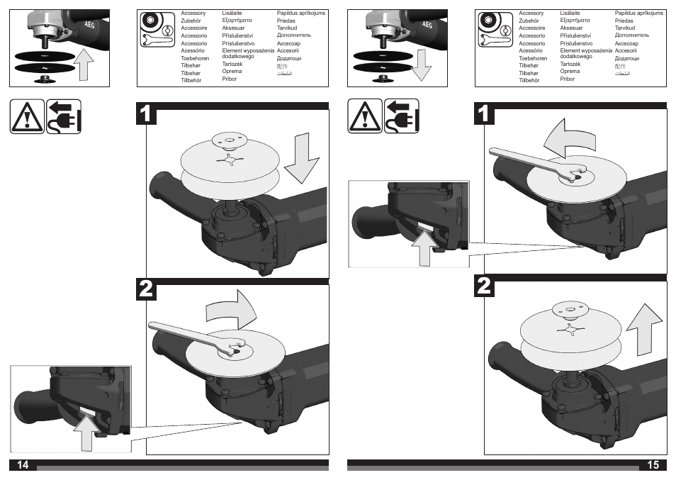 AEG WS 21-230 E User Manual | Page 8 / 67